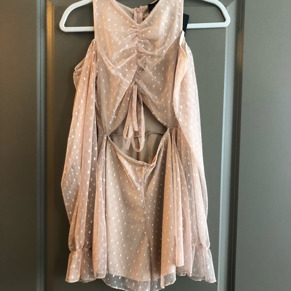 PrettyLittleThing Pink Romper